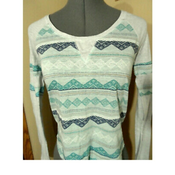 NOLLIE Raglan Baseball T-shirt S Mint green Zumiez - Picture 1 of 6